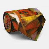 Franz Marc - The Foxes - Expressionist Art Stropdas (Opgerold)