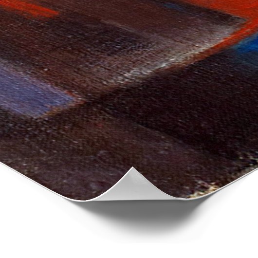 Franz Marc The Foxes Poster (Hoek)