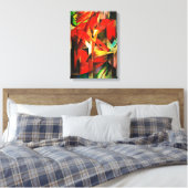 Franz Marc The Foxes Red Fox German Expressonism Canvas Afdruk (Insitu (Slaapkamer))