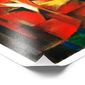 Franz Marc The Foxes Red Fox Modern Art Painting Foto Afdruk (Hoek)