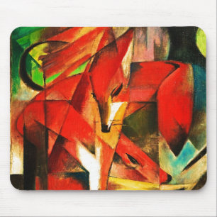 Franz Marc The Foxes Red Fox Modern Art Painting Muismat