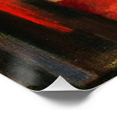 Franz Marc The Foxes Red Fox Modern Art Painting Perfect Poster (Hoek)