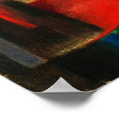 Franz Marc The Foxes Red Fox Modern Art Painting Poster (Hoek)