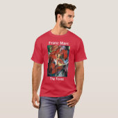 Franz Marc The Foxes Red T-shirt (Voorkant volledig)