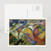 Franz Marc The Lamb 1913-14 Sheep Ewe Baby Animal Briefkaart (Voorkant / Achterkant)