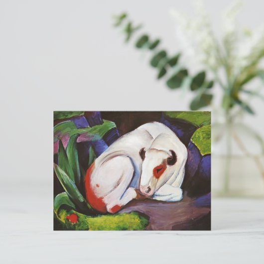 Franz Marc-The Steer (de stier) Briefkaart (Staand voorkant)