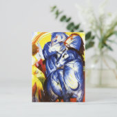 Franz Marc The Tower of Blue Horses Briefkaart (Staand voorkant)
