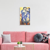 Franz Marc The Tower of Blue Horses Canvas Afdruk (Insitu (Woonkamer))