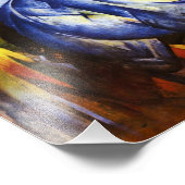 Franz Marc The Tower of Blue Horses print Foto Afdruk (Hoek)