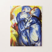 Franz Marc The Tower of Blue Horses Puzzle Legpuzzel (Verticaal)