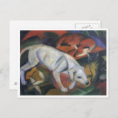 Franz Marc - Three Animals 1912 dog fox cat oil Briefkaart (Voorkant / Achterkant)