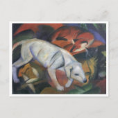 Franz Marc - Three Animals 1912 dog fox cat oil Briefkaart (Voorkant)