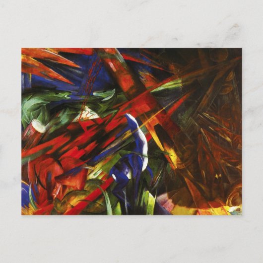 Franz Marc Tierschicksale Briefkaart (Voorkant)