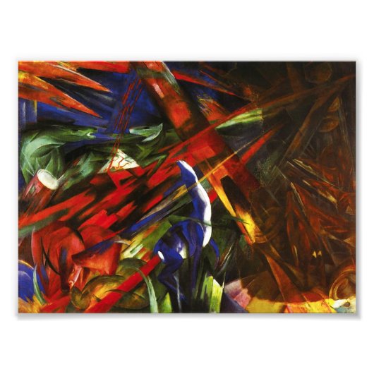 Franz Marc Tierschicksale Foto Print Afdruk (Voorkant)