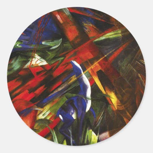 Franz Marc Tierschicksale Stickers (Voorkant)