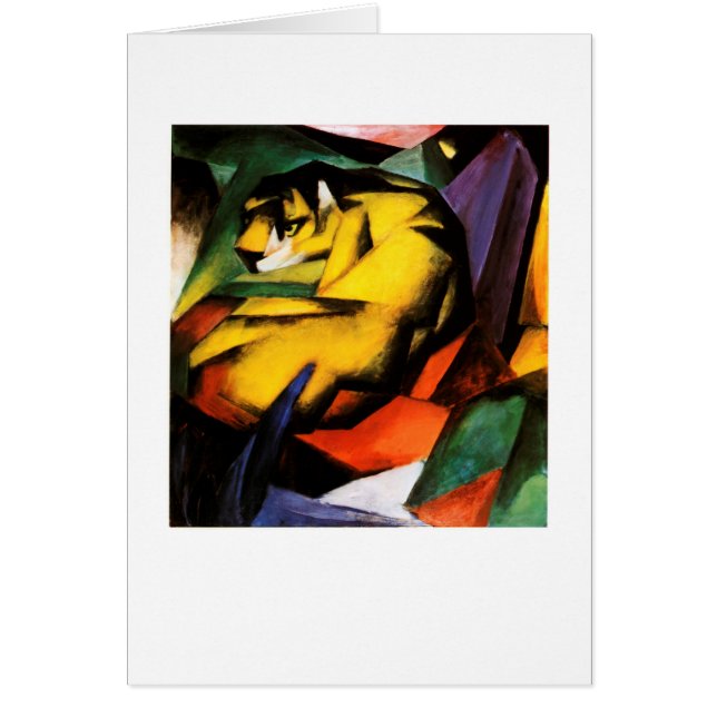 Franz Marc - Tiger (1912) (Voorkant)