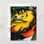 Franz Marc - Tiger Briefkaart (Voorkant / Achterkant)