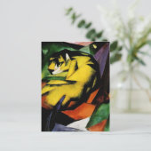 Franz Marc- Tiger Briefkaart (Staand voorkant)