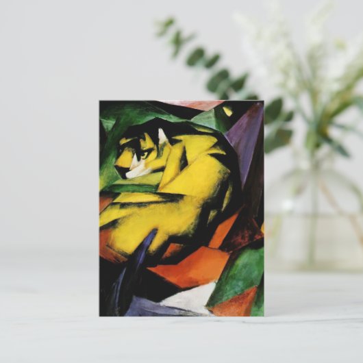 Franz Marc- Tiger Briefkaart (Staand voorkant)