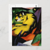 Franz Marc- Tiger Briefkaart (Voorkant / Achterkant)