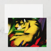Franz Marc Tiger Briefkaart (Voorkant / Achterkant)