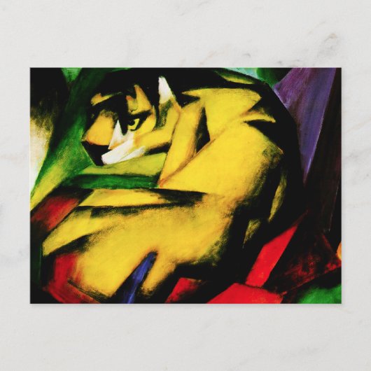 Franz Marc Tiger Briefkaart (Voorkant)