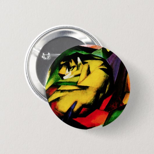 Franz Marc Tiger Button (Voorkant /achterkant)