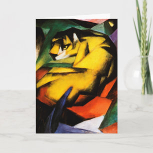 Franz Marc - Tiger Feestdagen Kaart