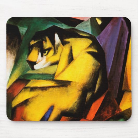 Franz Marc - Tiger Muismat (Voorkant)