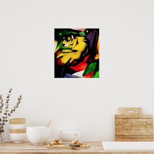 Franz Marc Tiger Poster (Keuken)