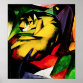 Franz Marc Tiger Poster (Voorkant)