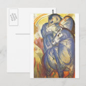 Franz Marc - Tower of Blue Horses 1913 Equestrian Briefkaart (Voorkant / Achterkant)