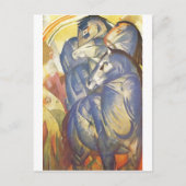 Franz Marc - Tower of Blue Horses 1913 Equestrian Briefkaart (Voorkant)