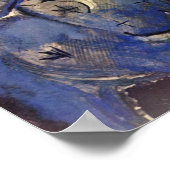 Franz Marc - Tower of Blue Horses Poster (Hoek)