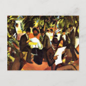 Franz Marc - Tuinrestaurant Briefkaart (Voorkant)