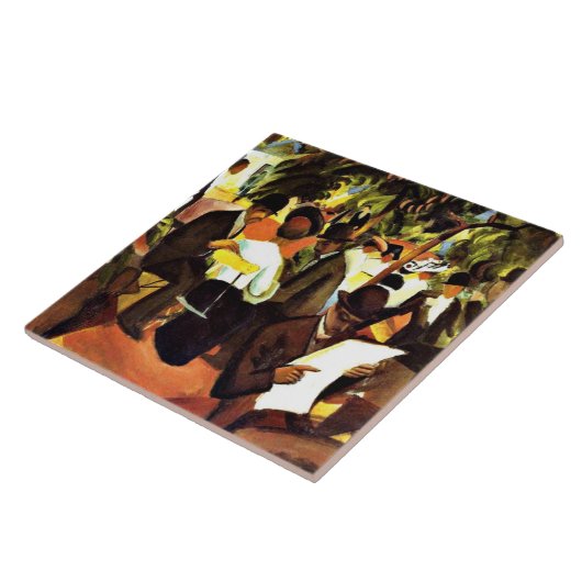 Franz Marc - Tuinrestaurant Tegeltje (Zijkant)