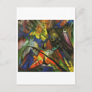 Franz Marc - Tyrol Tirol 1914 Oil Canvas Light Orb Briefkaart