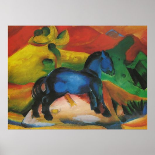 Franz Marc Vintage Poster Series ~ Het blauwe paar (Voorkant)