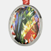 Franz Marc: Vogels - Cubisme kunst van Franz Marc Metalen Ornament (Links)