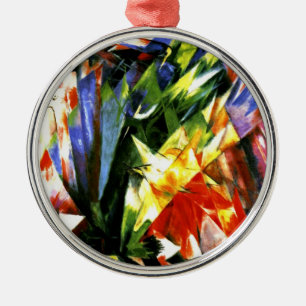 Franz Marc: Vogels - Cubisme kunst van Franz Marc Metalen Ornament