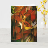 Franz Marc - Vossen Kaart (Gele Bloem)