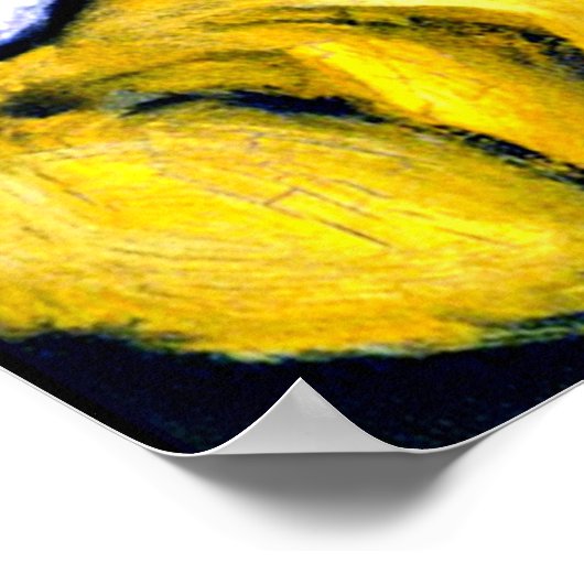 Franz Marc - White Cat. beroemd schilderij, Poster (Hoek)