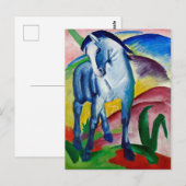 Franz Marc's Blue Horse Briefkaart (Voorkant / Achterkant)