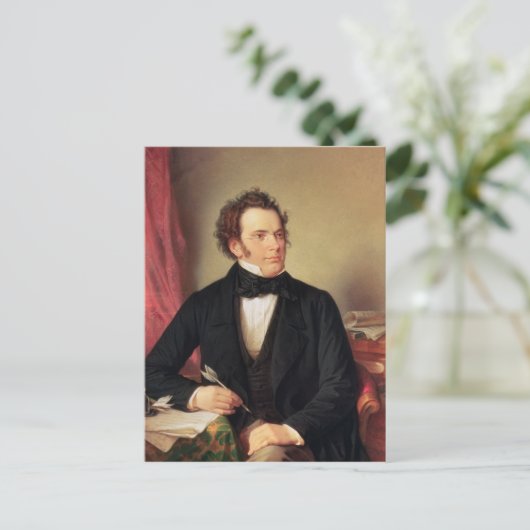 Franz Peter Schubert Briefkaart (Staand voorkant)