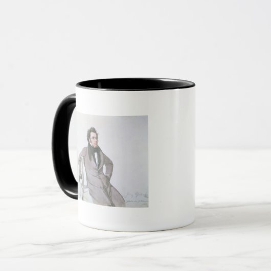 Franz Schubert , 1825 Mok (Voorkant links)