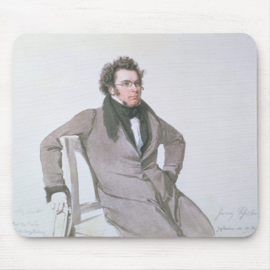 Franz Schubert , 1825 Muismat (Voorkant)