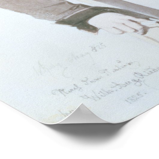 Franz Schubert , 1825 Poster (Hoek)