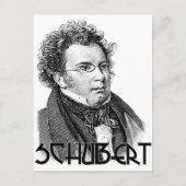 Franz Schubert Briefkaart (Voorkant)