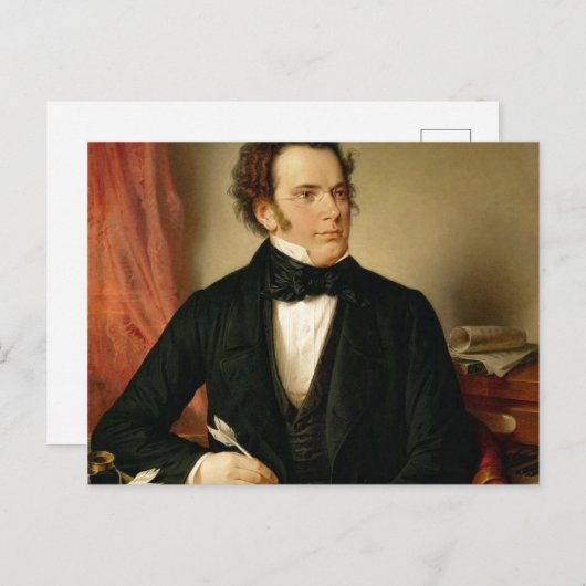 Franz Schubert Briefkaart (Voorkant / Achterkant)