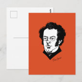 Franz Schubert Briefkaart (Voorkant / Achterkant)